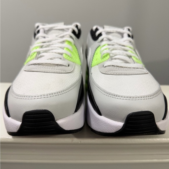 NIKE WOMENS AIR MAX 90 LV8 SNEAKERS-Photon Dust/White-Lime-Black-SIZE 8.5 - Picture 7 of 17